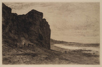 KG 08990
<br/>
Rotskust bij Veules-en-Caux, Normandië
<br/>
<em>Storm van 's-Gravesande, Carel Nicolaas (1841-1924)</em>